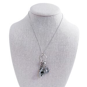 Topshop Silver Chain Necklace Boho Charms Dainty